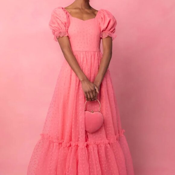 Ivy City Co Wonderland Dress in Pink Hearts 3X NWT - Picture 4 of 8